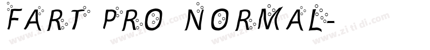 FART PRO NORMAL字体转换